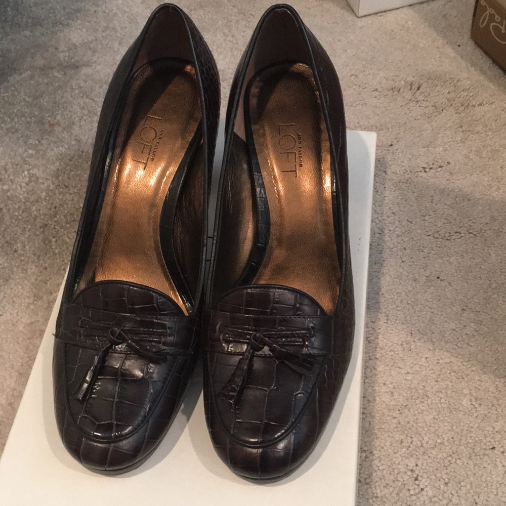 Loft Christine Brown Heels